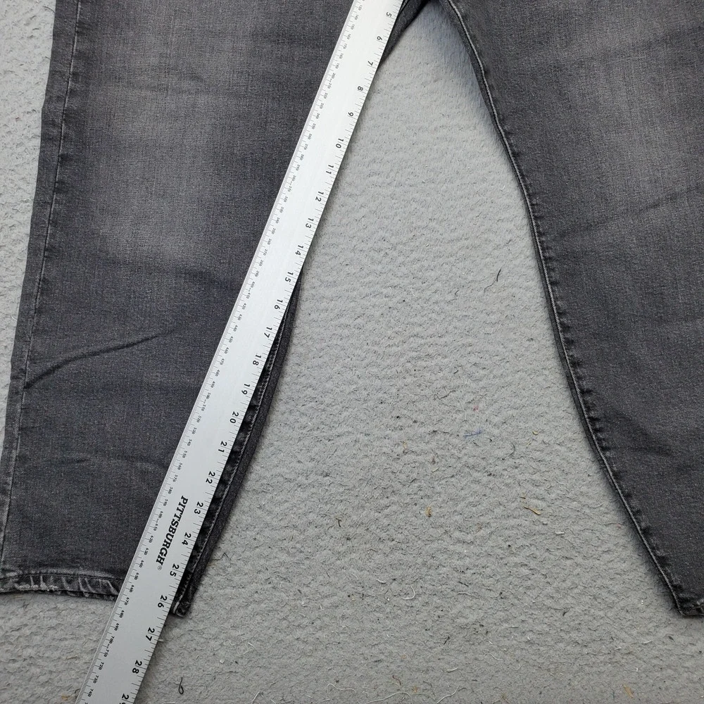 Levi's Wedgie Skinny Jeans Women 24 Black Denim High Rise Arcuate Pocket Red Tab